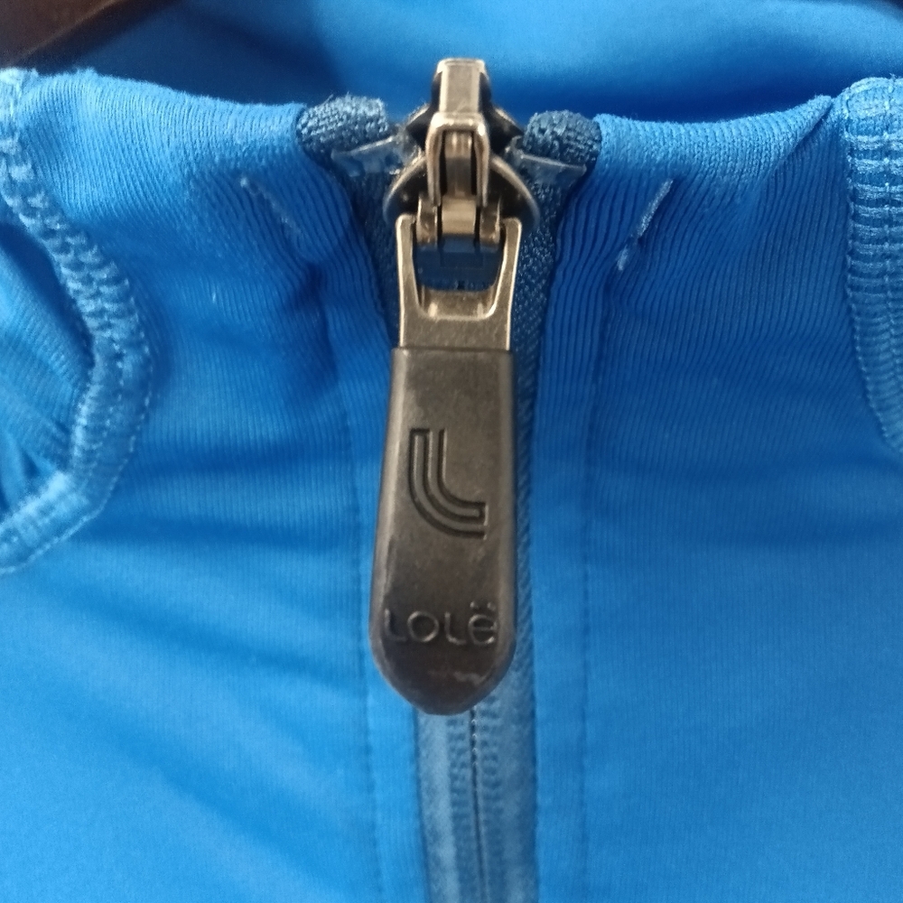Lolë Royal Blue Zip-Up Cardigan Running Workout Jacket XXS - Picture 5 of 11